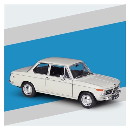 1 24 Für BMW BMW2002Ti Simulation Legierung Druckguss Mit Lenkgestänge Auto Modell Sammlung Geschenk Spielzeugauto Druckgussmodelle Motorfahrzeuge(Weiß) von DUEVEL