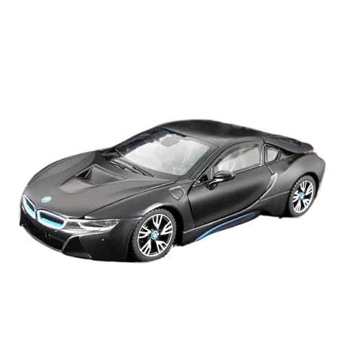 1 24 Für BMW I8 Cissor-Door Mini Auto Modell Legierung Spielzeug Modell Weihnachten Geschenk Sammlung Erwachsene Spielzeug Druckgussmodelle Motorfahrzeuge(Schwarz) von DUEVEL