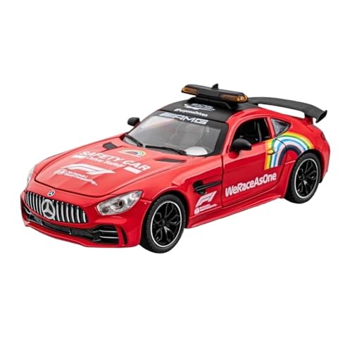 1 24 Für Benzs-GT GTR Legierung Sport Safety Car Modell Druckguss Metall Spielzeug Rennen Modell Sound Und Druckgussmodelle Motorfahrzeuge(Yellow) von DUEVEL