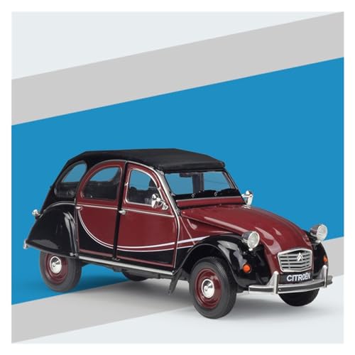 1 24 Für Citroen 2CV 6 Charleston Simulation Legierung Guss Handwerk Auto Modell Spielzeug Sammlung Replik Druckgussmodelle Motorfahrzeuge(2) von DUEVEL