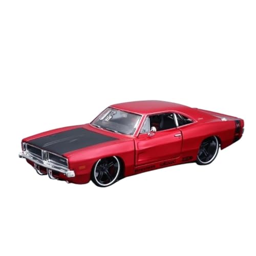 1 24 Für Dodge Charger R/T 1969 Legierung Rennwagen Modell Druckguss Metall Sportwagen Fahrzeuge Modell-Enthusiasten Geschenk Druckgussmodelle Motorfahrzeuge von DUEVEL