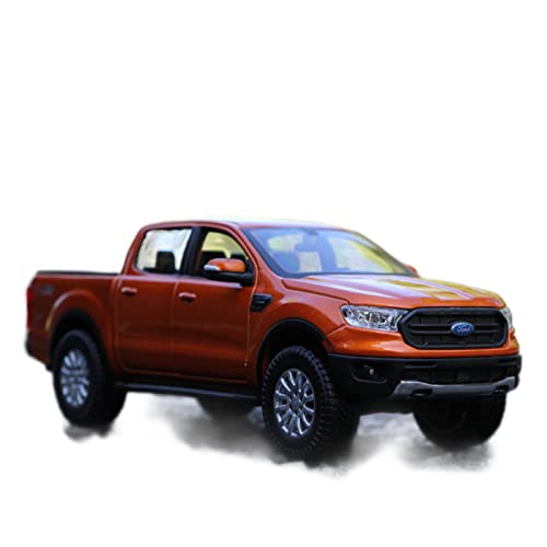 1 24 Für Ford Ranger 2019 Pickup Trucks Alloy Car Model Diecast Toy Vehicles Geschenke Druckgussmodelle Motorfahrzeuge(Clear) von DUEVEL