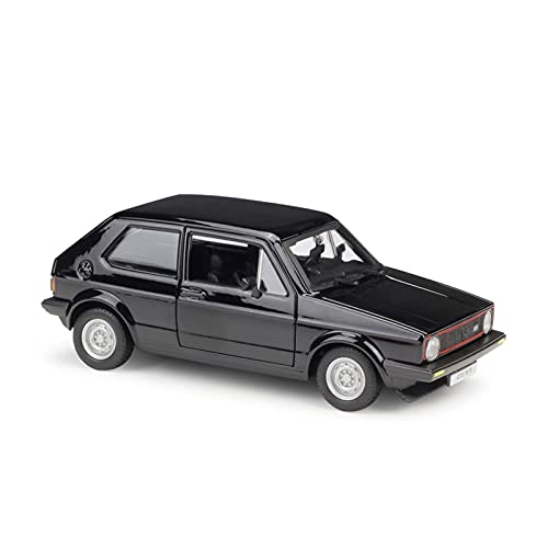 1 24 Für Golf 1979 Golf Mk1 GTI Simulation Legierung Auto Modell Spielzeug Geschenk Sammlung Dekoration Display Handwerk Druckgussmodelle Motorfahrzeuge(Schwarz) von DUEVEL