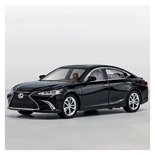 1 24 Für Lexus ES300 Diecast Metal Car Model Hohe Simulation Sound Light Pull Back Toy Collection Geschenke Druckgussmodelle Motorfahrzeuge(Schwarz) von DUEVEL