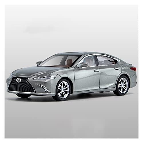 1 24 Für Lexus ES300 Diecast Metal Car Model Hohe Simulation Sound Light Pull Back Toy Collection Geschenke Druckgussmodelle Motorfahrzeuge(Silber) von DUEVEL