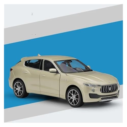 1 24 Für Maserati Levante SUV Legierung Auto Spielzeug Simulation Sammlung Auto Modell Druckgussmodelle Motorfahrzeuge(Golden) von DUEVEL