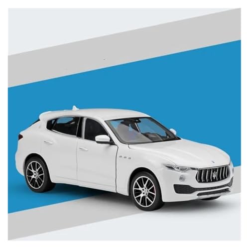 1 24 Für Maserati Levante SUV Legierung Auto Spielzeug Simulation Sammlung Auto Modell Druckgussmodelle Motorfahrzeuge(Weiß) von DUEVEL