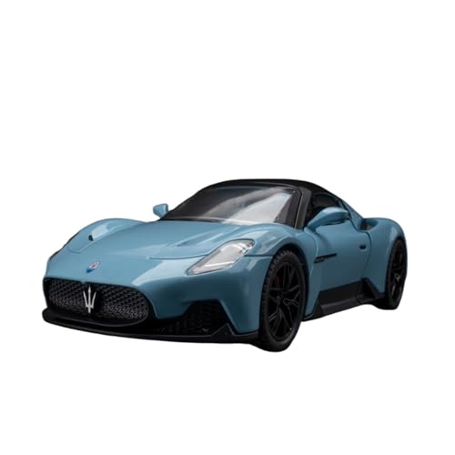 1 24 Für Maserati MC20 Legierung Modell Auto Miniatur Supercar Metall Fahrzeug Chidren Jungen Hot Toys Druckgussmodelle Motorfahrzeuge(Blau) von DUEVEL