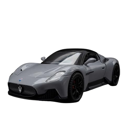 1 24 Für Maserati MC20 Legierung Modell Auto Miniatur Supercar Metall Fahrzeug Chidren Jungen Hot Toys Druckgussmodelle Motorfahrzeuge(Titanium) von DUEVEL