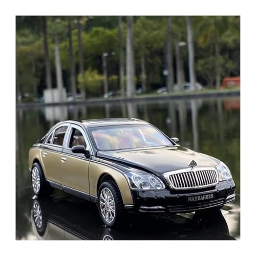 1 24 Für Maybach 62s S650 Proportional Druckguss Auto Sport Druckguss Auto Simulation Sammlung Sound Und Licht Druckgussmodelle Motorfahrzeuge(Golden) von DUEVEL