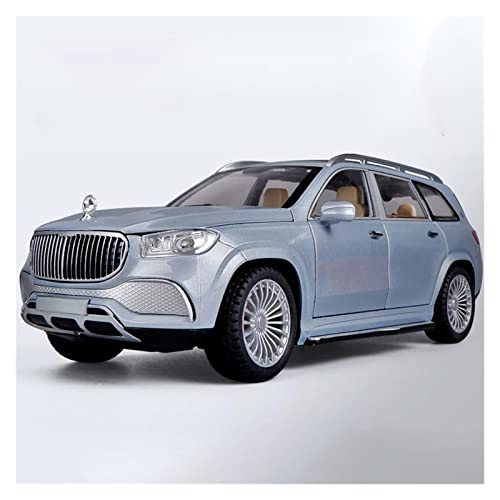 1 24 Für Maybach GLS 600 Alu Diecast Modellauto Mit Lichtmusik 6 Türen CanOpened Druckgussmodelle Motorfahrzeuge(B) von DUEVEL