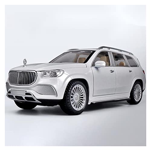 1 24 Für Maybach GLS 600 Alu Diecast Modellauto Mit Lichtmusik 6 Türen CanOpened Druckgussmodelle Motorfahrzeuge(C) von DUEVEL