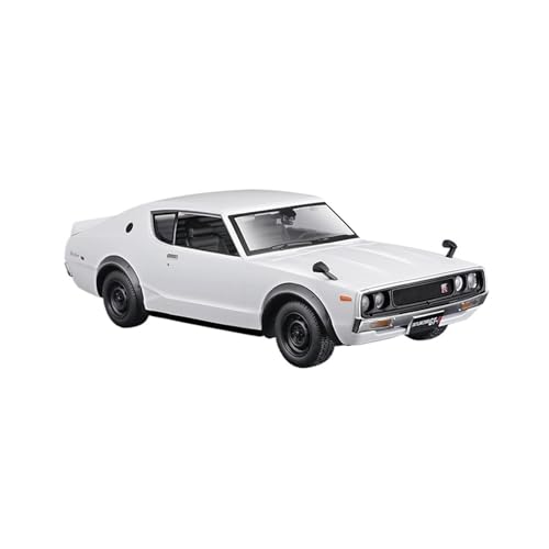 1 24 Für Nissan 2000GT-R Nissan 510 Datsun Simulation Legierung Maßstab Auto Special Edition Ornamente Druckgussmodelle Motorfahrzeuge(Weiß) von DUEVEL