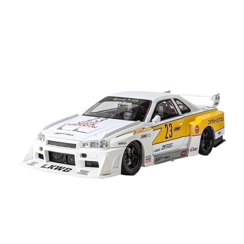 1 24 Für Nissan GTR R34 Skyline S15 Legierung Auto Modell Sound Und Licht Spielzeug Sammeln Druckgussmodelle Motorfahrzeuge von DUEVEL