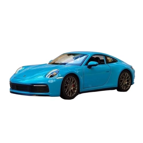 1 24 Für Porsche 911 Carrera Coupe Legierung Sportwagen Modell Diecast Metall Spielzeug Fahrzeuge Auto Modell Sammlerstücke Druckgussmodelle Motorfahrzeuge(Blau) von DUEVEL