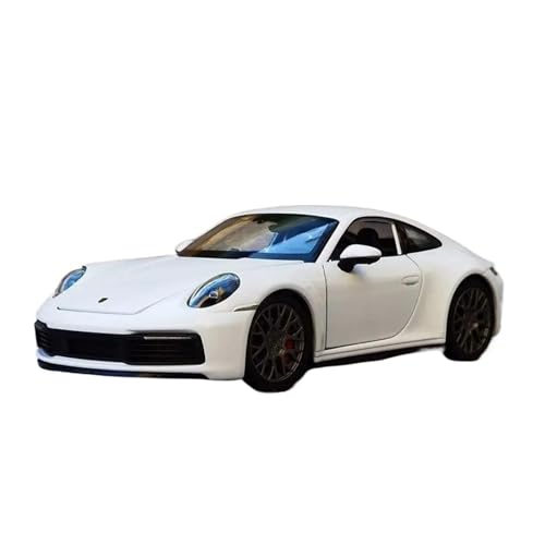 1 24 Für Porsche 911 Carrera Coupe Legierung Sportwagen Modell Diecast Metall Spielzeug Fahrzeuge Auto Modell Sammlerstücke Druckgussmodelle Motorfahrzeuge(White) von DUEVEL