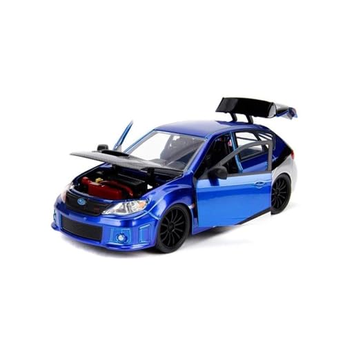 1 24 Für Subaru Impreza WRX STI Legierung Auto Modell Diecast Spielzeug Sammeln Auto Geschenk Druckgussmodelle Motorfahrzeuge von DUEVEL