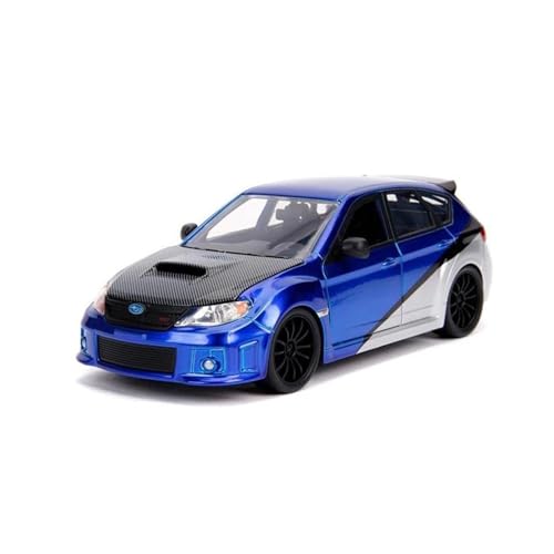 1 24 Für Subaru Impreza WRX STI Legierung Auto Modell Miniatur Skala Modell Auto Spielzeug Druckgussmodelle Motorfahrzeuge von DUEVEL