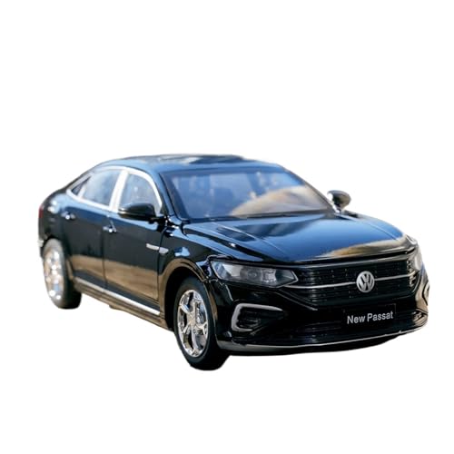 1 24 Für Volkswagen Passat 2023 Legierung Auto Druck Druck Spielzeug Auto Modell Ziehen Auto Spielzeug Geschenke Druckgussmodelle Motorfahrzeuge(Schwarz) von DUEVEL