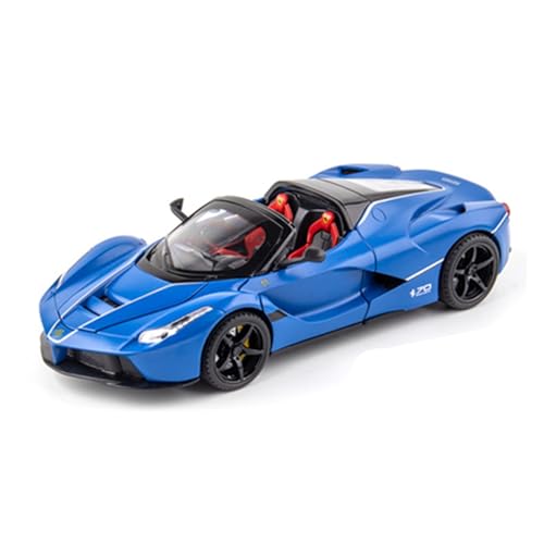 1 24 for LAFERRARI Cabrio Casting Casting Cast-Modell Kinder-Pullback-Auto-Spielzeugauto Druckgussmodelle Motorfahrzeuge(Blau) von DUEVEL