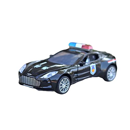 1 32 Für Aston Martin Polizeiauto Sportwagen Simulation Exquisite Diecasts Spielzeugfahrzeuge Legierungsmodell Druckgussmodelle Motorfahrzeuge(B) von DUEVEL