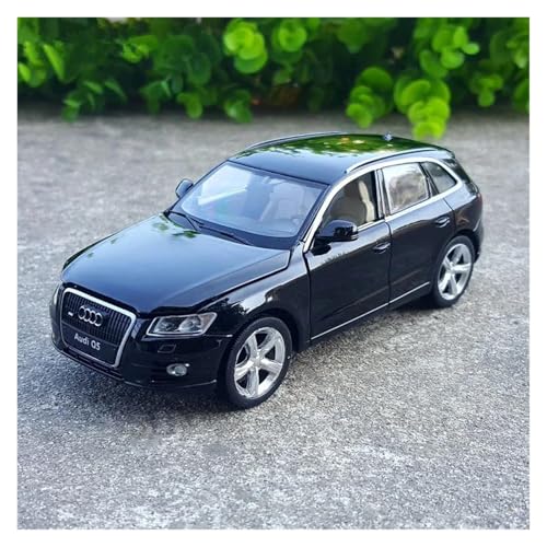 1 32 Für Audi Q5 SUV Auto Modell Maßstab Auto Modell Simulation Sound Und Licht Geschenk Druckgussmodelle Motorfahrzeuge(Schwarz) von DUEVEL