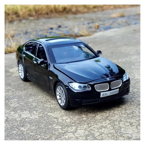 1 32 Für BMW 5 Series 535i Automodell Druckgussmetallmodell Spielzeugsimulation Sound- Und Lichtsammlung Druckgussmodelle Motorfahrzeuge(Schwarz) von DUEVEL