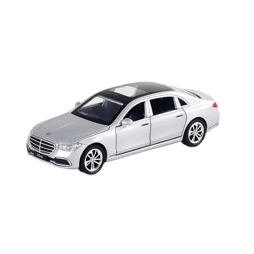 1 32 Für Benz S400L Legierung Modell Auto Spielzeug Diecast Metall Casting Sound Und Licht Auto Begrenzte Sammlungen Druckgussmodelle Motorfahrzeuge(Gray) von DUEVEL