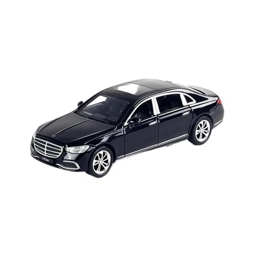 1 32 Für Benz S400L Legierung Modell Auto Spielzeug Diecast Metall Casting Sound Und Licht Auto Begrenzte Sammlungen Druckgussmodelle Motorfahrzeuge(Schwarz) von DUEVEL