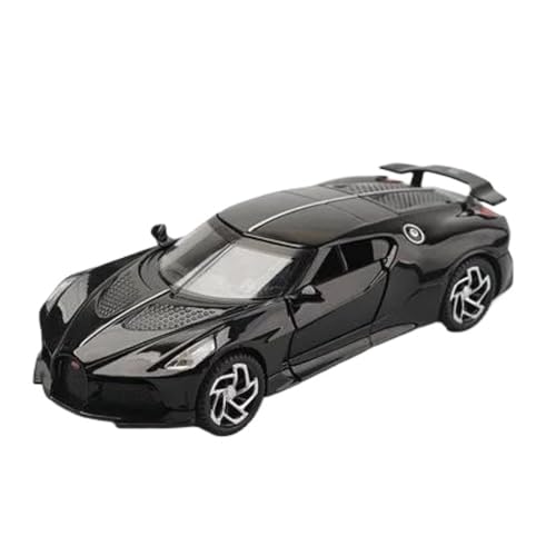 1 32 Für Bugatti Lavoiturenoire Legierung Sportwagen Modell Diecast Metall Spielzeug Fahrzeuge Auto Modell Sammlungen Druckgussmodelle Motorfahrzeuge(Black 1) von DUEVEL