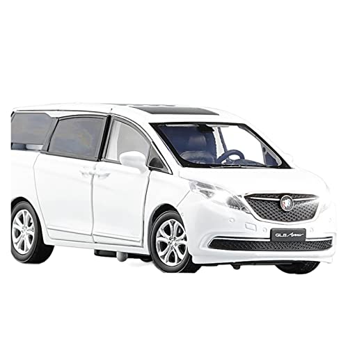 1 32 Für Buick GL8 MPV Van Druckguss Legierung Modell Simulation Auto Jungen Autos Diecasts Spielzeug Sammlung Druckgussmodelle Motorfahrzeuge(White) von DUEVEL