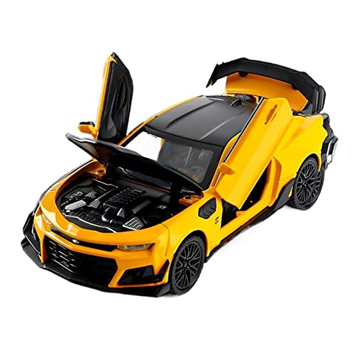 1 32 Für Chevrolet Camaro Metall Druckguss Legierung Simulation Modellauto Erwachsene Geschenke Druckgussmodelle Motorfahrzeuge(C) von DUEVEL