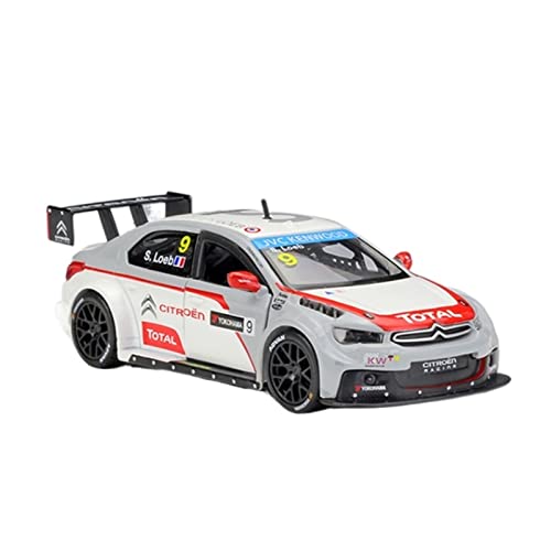 1 32 Für Citroen C-Elysee WTCC 2014 Legierung Rennwagen Modell Druckguss Metall Spielzeug Sport Sammlung Geschenke Druckgussmodelle Motorfahrzeuge von DUEVEL