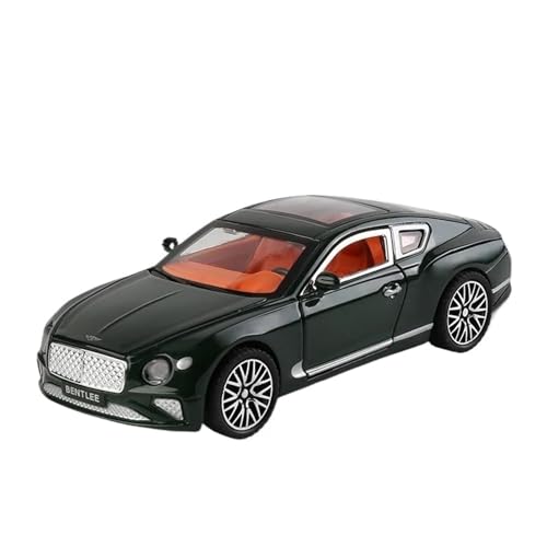 1 32 Für Continental GT Luxuslimousine Maßstab Simulation Casting Automodell Sound Und Licht Auto Spielzeug Druckgussmodelle Motorfahrzeuge(Grün) von DUEVEL