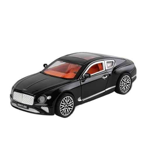 1 32 Für Continental GT Luxuslimousine Maßstab Simulation Casting Automodell Sound Und Licht Auto Spielzeug Druckgussmodelle Motorfahrzeuge(Schwarz) von DUEVEL