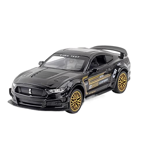 1 32 Für Ford Shelby GT500 Legierung Metall Diecast Simulation Auto Modell Auto Innenraum Sammeln Spielzeug Druckgussmodelle Motorfahrzeuge(A) von DUEVEL