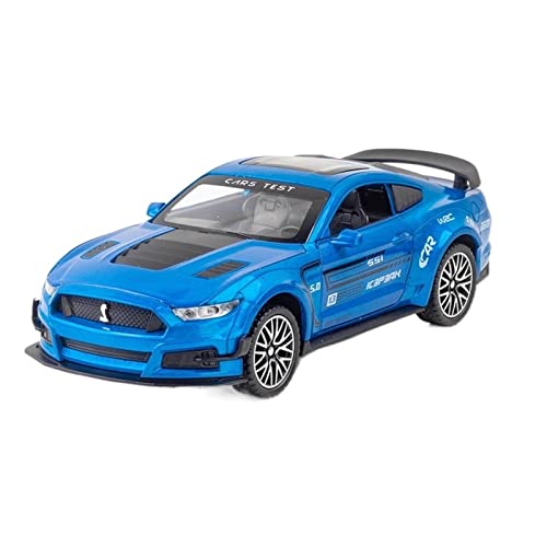 DUEVEL 1 32 Für Ford Shelby GT500 Legierung Metall Diecast Simulation Auto Modell Auto Innenraum Sammeln Spielzeug Druckgussmodelle Motorfahrzeuge(B) von DUEVEL