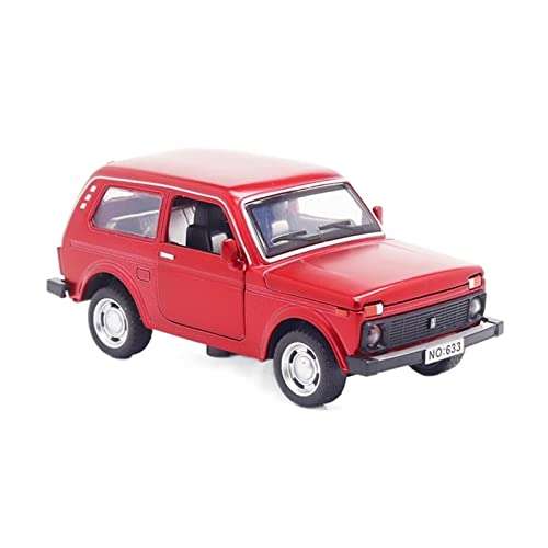 1 32 Für Lada Red Alloy Simulation Diecasts Metall Zurückziehen Musik Licht Modellauto Spielzeug Fahrzeug Druckgussmodelle Motorfahrzeuge(B) von DUEVEL