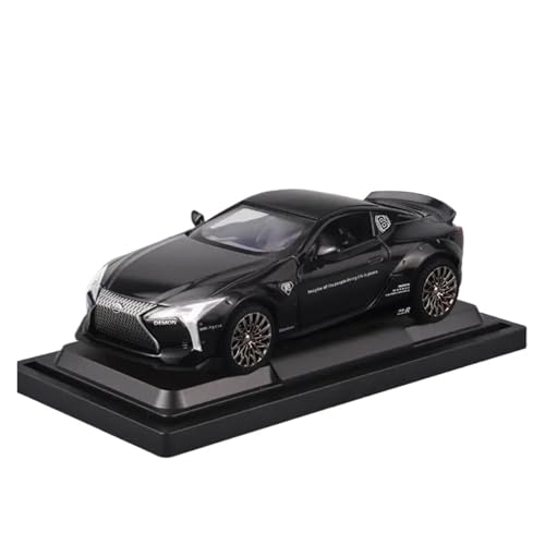 1 32 Für Lexus LC500 Legierung Sportwagen Modell Diecast Metall Spielzeug Rennfahrzeug Auto Modell Sound Licht Sammlung Druckgussmodelle Motorfahrzeuge(Schwarz) von DUEVEL