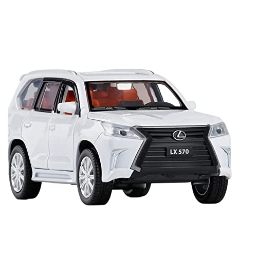 1 32 Für Lexus LX570 Metalllegierung Diecast Simulation Autos Modell Sound Und Licht Auto Sammeln Spielzeug Druckgussmodelle Motorfahrzeuge(A) von DUEVEL