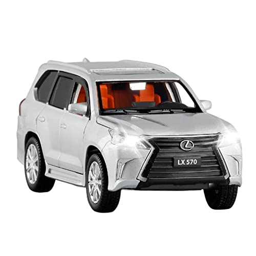 1 32 Für Lexus LX570 Metalllegierung Diecast Simulation Autos Modell Sound Und Licht Auto Sammeln Spielzeug Druckgussmodelle Motorfahrzeuge(B) von DUEVEL