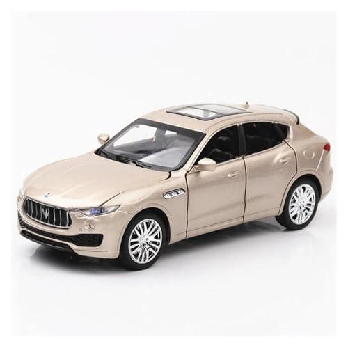 1 32 Für Maserati Levante SUV Automodell Metallmodellauto Simulation Sound- Und Lichtsammlung Druckgussmodelle Motorfahrzeuge(Golden) von DUEVEL