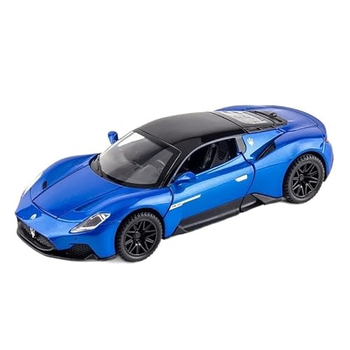 1 32 Für Maserati MC20 Super Alloy Diecast Simulation Auto Metall Sammlung Modell Sound Und Licht Spielzeug Druckgussmodelle Motorfahrzeuge(Blau) von DUEVEL