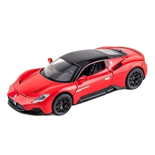 1 32 Für Maserati MC20 Super Alloy Diecast Simulation Auto Metall Sammlung Modell Sound Und Licht Spielzeug Druckgussmodelle Motorfahrzeuge(Rot) von DUEVEL