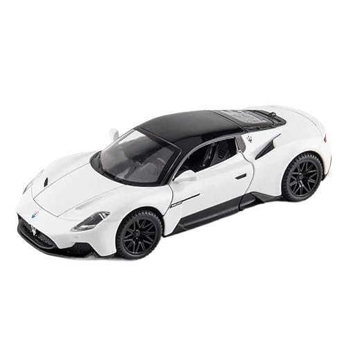 1 32 Für Maserati MC20 Super Alloy Diecast Simulation Auto Metall Sammlung Modell Sound Und Licht Spielzeug Druckgussmodelle Motorfahrzeuge(White) von DUEVEL