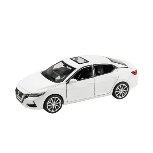 1 32 Für Nissan SYLPHY Miniatur Diecast Auto Modell Sound Und Licht Tür Öffnende Sammeln Junge Spielzeug Druckgussmodelle Motorfahrzeuge(Weiß) von DUEVEL