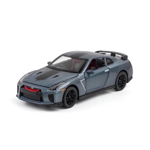 1 32 Für Nissan Skyline Ares GTR R35 Diecast Spielzeugfahrzeuge Metallautomodell Begrenzte Sammlungen Dekorationen Druckgussmodelle Motorfahrzeuge(Gray) von DUEVEL