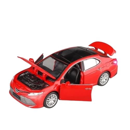 1 32 Für Toyota Camry Legierung Auto Modell Maßstab Diecast Auto Sound Und Licht Sammlung Spielzeug Druckgussmodelle Motorfahrzeuge(Rot) von DUEVEL