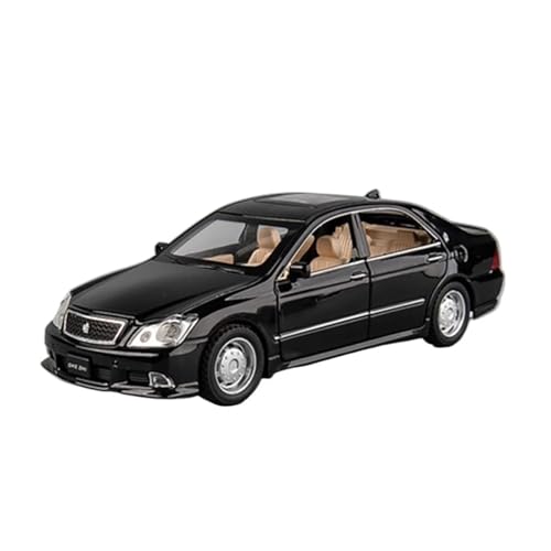 1 32 Für Toyota Crown Klassische Auto Legierung Diecast Auto Modell Sammlung Sound Und Licht Spielzeug Druckgussmodelle Motorfahrzeuge(Schwarz) von DUEVEL