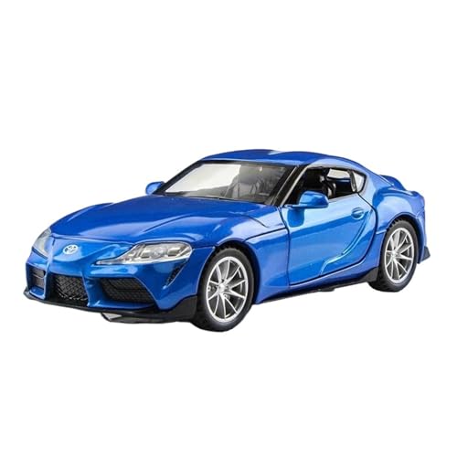 1 32 Für Toyota GR Supercar Spielzeug Legierung Auto Miniatur Skala Modell Spielzeug Geschenk Druckgussmodelle Motorfahrzeuge(Blau) von DUEVEL